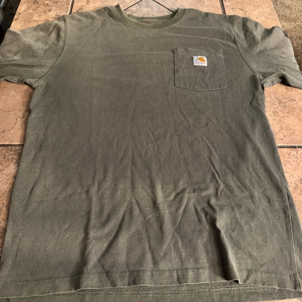Carhartt Men's Olive Long Sleeve Tee